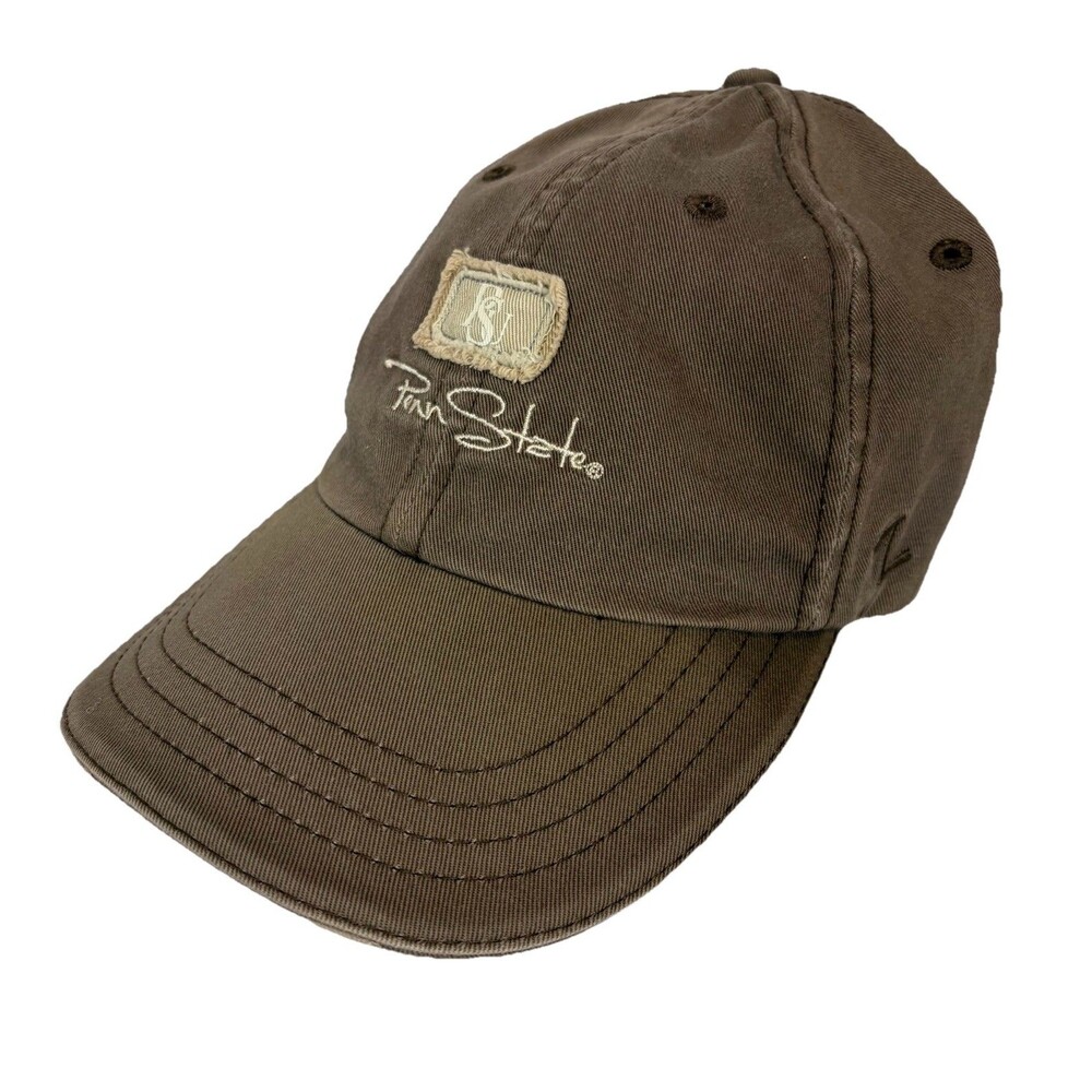 Penn State Nittany Lions Unstructured Adjustable Zephyr Hats Brown Casual OSFA